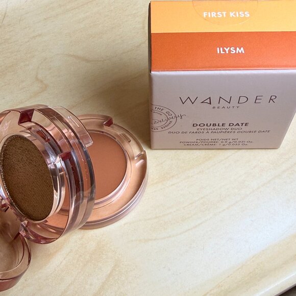 Wander Beauty Double Date Eyeshadow Duo - First Kiss/Ilysm thank you - Picture 2 of 8
